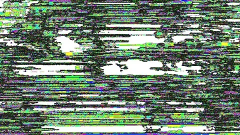 Colored Noise Grunge Static Tv Damage Distorted No Signal Background Stock Footage 80536446