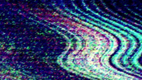 Colored Noise Grunge Tv Waves Damage Distorted No Signal 스톡 동영상 99376724