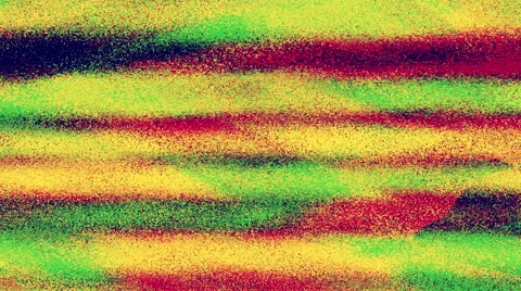Colored Noise Waves Damage Distorted No Signal Video stock 64718396
