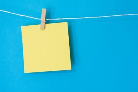 Colored Note Square Hanging 3 Foto stock