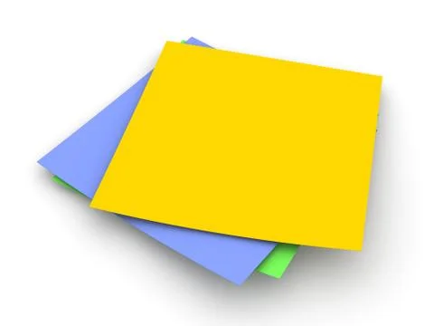 Colored notes Stock Illustration