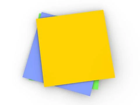 Colored notes Stock Illustration