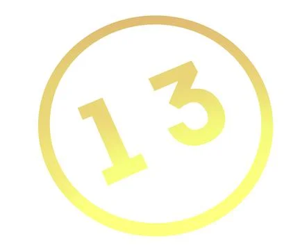 Colored number or number in a circle from a gradient. Enumeration and numberi Illustrazione stock