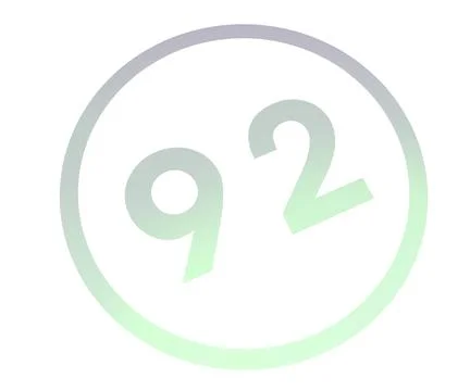 Colored number or number in a circle from a gradient. Enumeration and numberi Stock Illustration