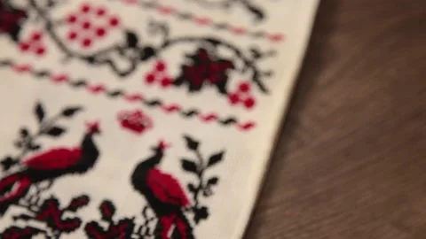 Colored orange eggs for easter Stock Footage 130981840