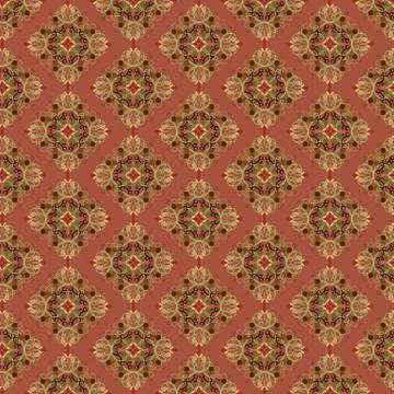 Colored oriental ornament Illustrazione stock