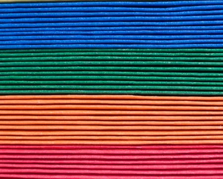 Colored pages of the book Stock Photos