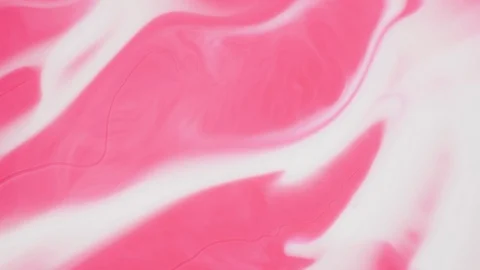 Colored paint beautiful spread in liquid, realtime shot Video stock 100716317