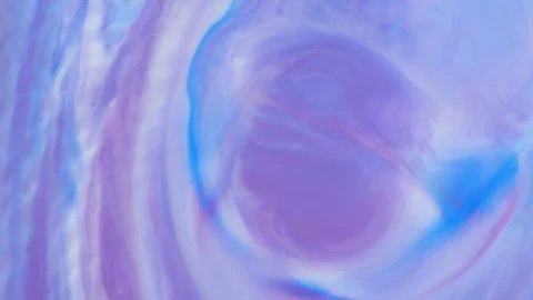 Colored paint beautiful spread in liquid, realtime shot Stock Footage 100717325