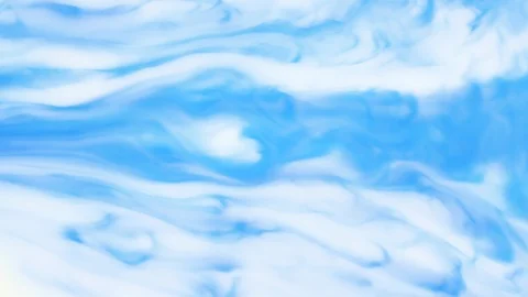 Colored paint beautiful spread in liquid, realtime shot Stock Footage 100719673