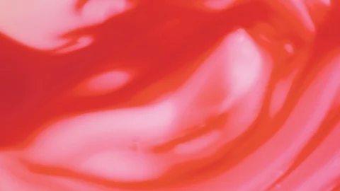 Colored paint beautiful spread in liquid, realtime shot Video stock 100720097