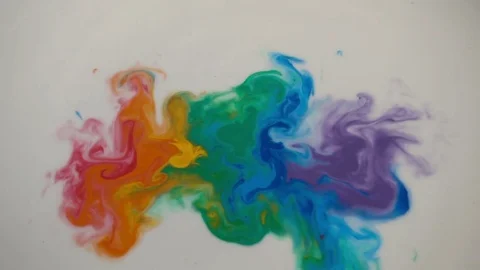 Colored Paint Stock Footage 82419116
