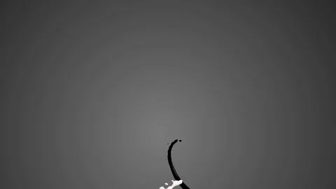 Colored paint streams with alpha channel Stock Footage 75951647