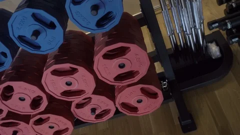 Colored pancakes for the bar Stock Footage 115053722