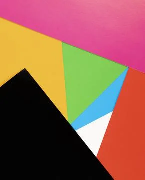 Colored paper for applications. Multi-colored background made of colored paper Stock Illustration