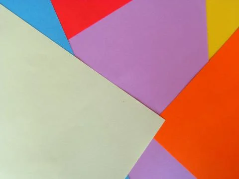 Colored paper. Background of different colors. Stock Photos