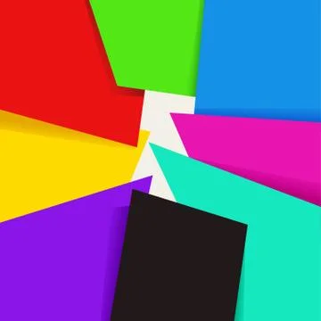 Colored paper background Stock Illustration