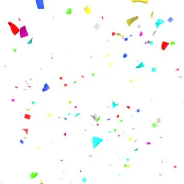 Colored paper in flight Stock Illustration