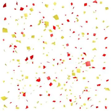 Colored paper in flight Stock Illustration