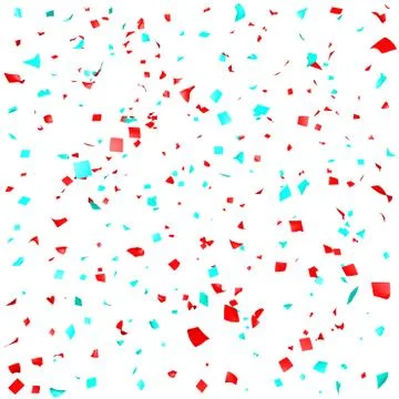 Colored paper in flight Stock Illustration