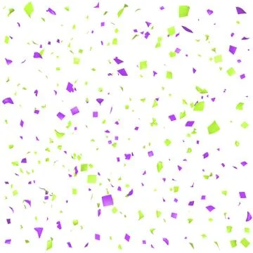 Colored paper in flight Stock Illustration