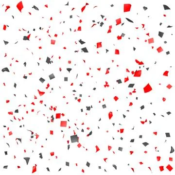 Colored paper in flight Stock Illustration