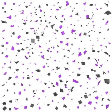 Colored paper in flight Stock Illustration