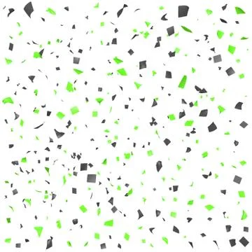 Colored paper in flight Stock Illustration