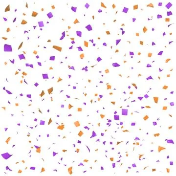 Colored paper in flight Stock Illustration