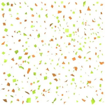 Colored paper in flight Stock Illustration