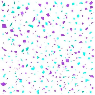 Colored paper in flight Stock Illustration