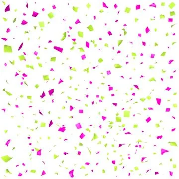 Colored paper in flight Stock Illustration