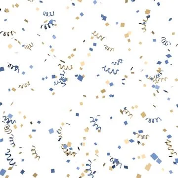 Colored paper in flight Stock Illustration