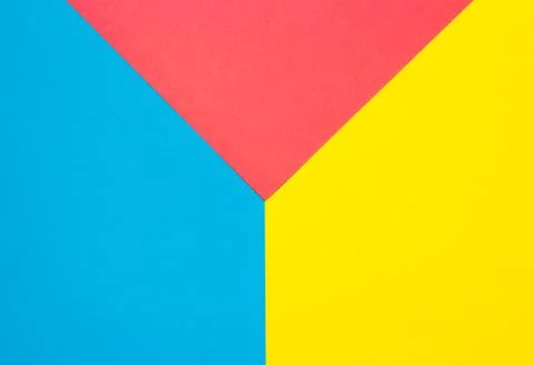 Colored paper in geometric. Stock Photos