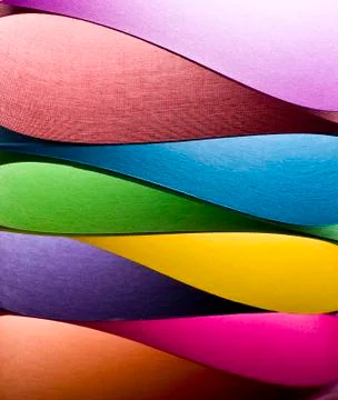 Colored paper Stock Photos