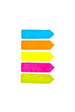 Colored paper. Stock Photos