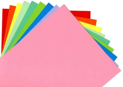 Colored paper Stock Photos
