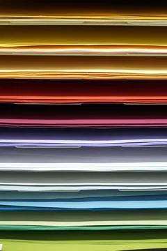 Colored Paper Stripes Flowing Pattern Stock Photos