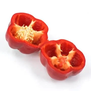 Colored paprika Stock Photos