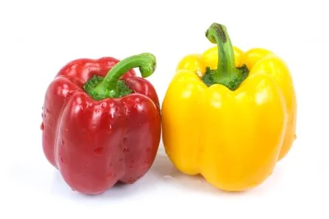Colored paprika Stock Photos
