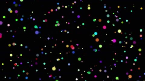 Colored Particles Circles Reverse Flowing Back Background Stock Footage 68532744
