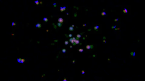 Colored particles Stock-Footage 30245163