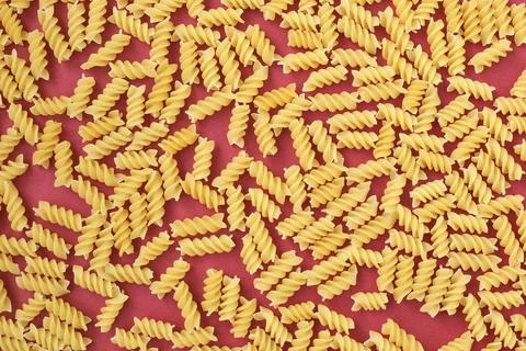 Colored pasta Stock Photos