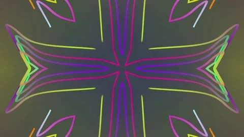 Colored Pattern. Abstract. Kaleidoscopic Stock Footage 73547743