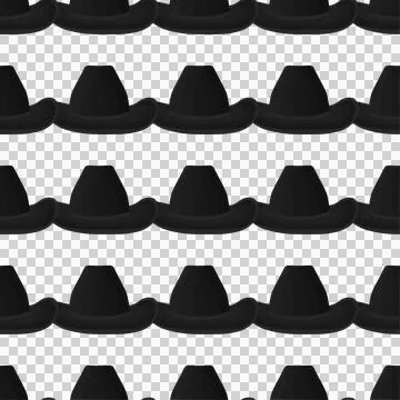 Colored pattern hats cowboy, beautiful caps Stock Illustration