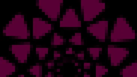 Colored pattern on a minimal black background. 動画素材 124057052