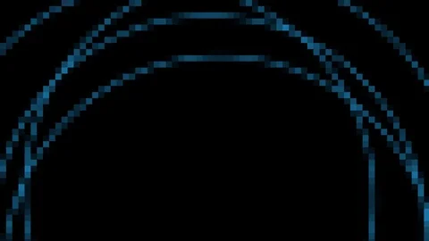 Colored pattern on a minimal black background. Vídeos de archivo 124057582