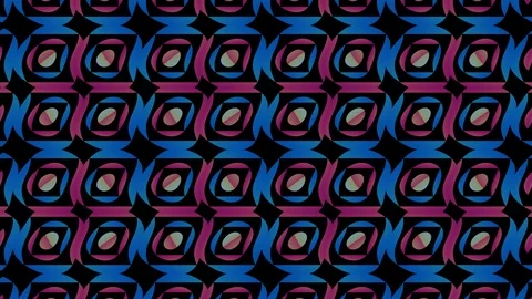 Colored pattern on a minimal black background. Stock Footage 124117078