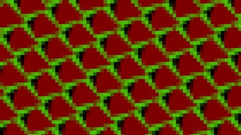 Colored pattern on a minimal black background. Video stock 124475357