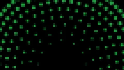 Colored pattern on a minimal black background. Stock Footage 124833386